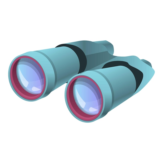 hunter binoculars icon cartoon of hunter binoculars vector icon for web design isolated on white background