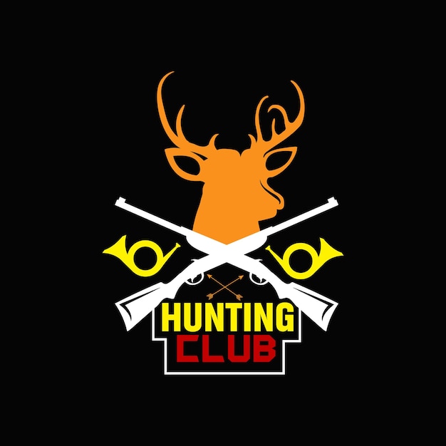 Hunting t-shirt design, hunting typography, vector illustration.