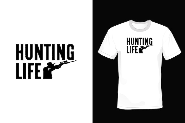 Hunting T shirt design typography vintage