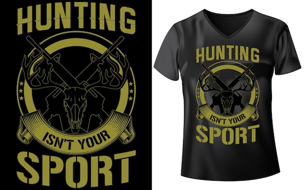 Hunting t-shirt design