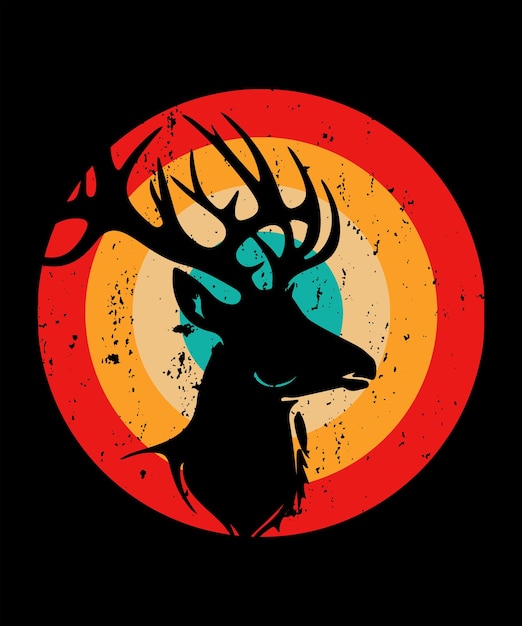 Vector hunting tshirt design vector vintage tshirt design