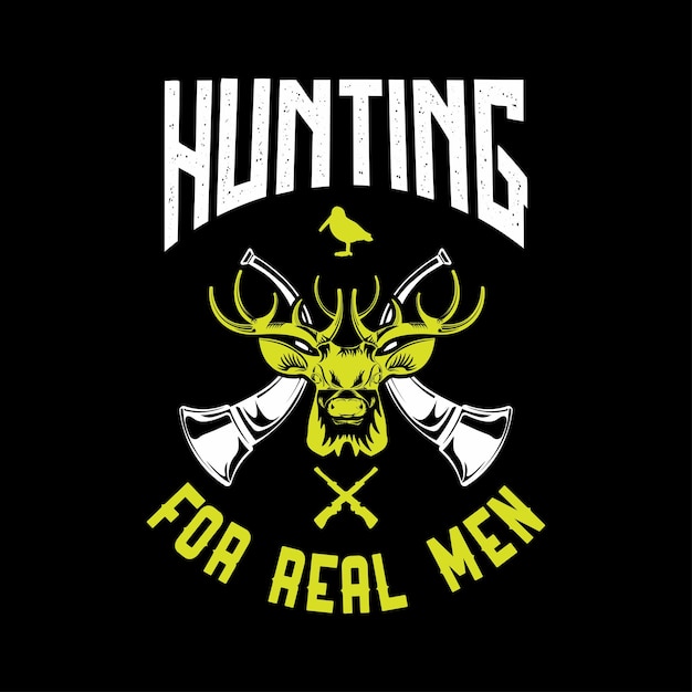 Premium Vector | Hunting vector tshirt design