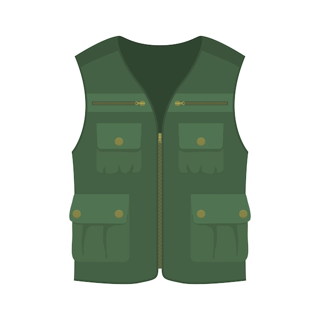 Vector hunting vest icon