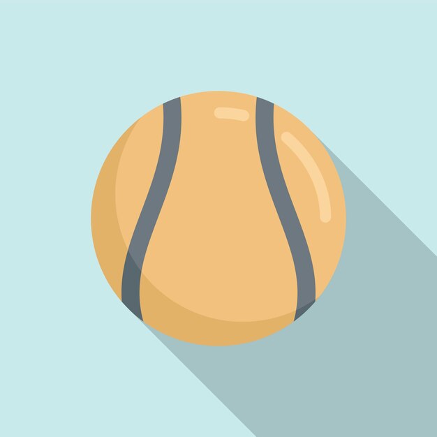 Vector hurling ball icon flat illustration of hurling ball vector icon for web design