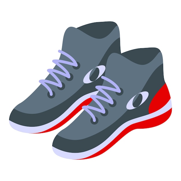 Vector hurling shoes icon isometric of hurling shoes vector icon for web design isolated on white background