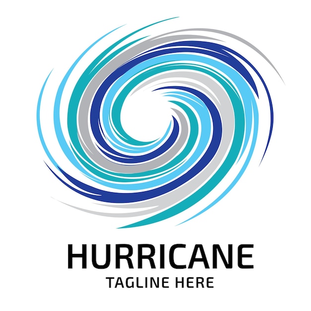 Hurricane logo perfect for Cleaning Service and Electric business logo also courier service