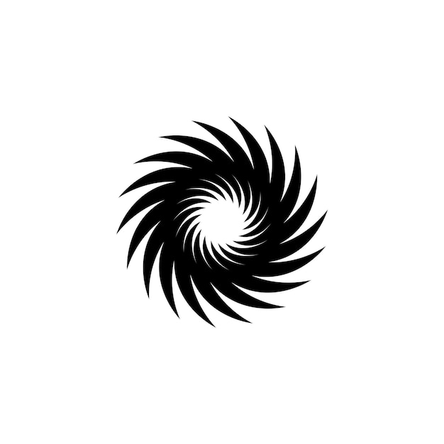 Вектор иллюстрации символа логотипа урагана для компании