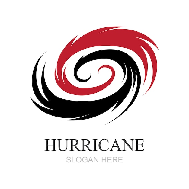 Vector hurricane logo symbol icon illustration vector company