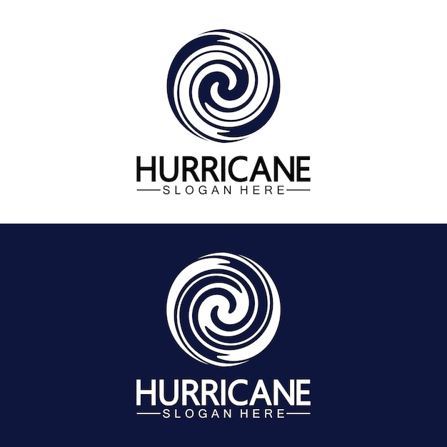 Vector hurricane logo symbol icon illustration vector