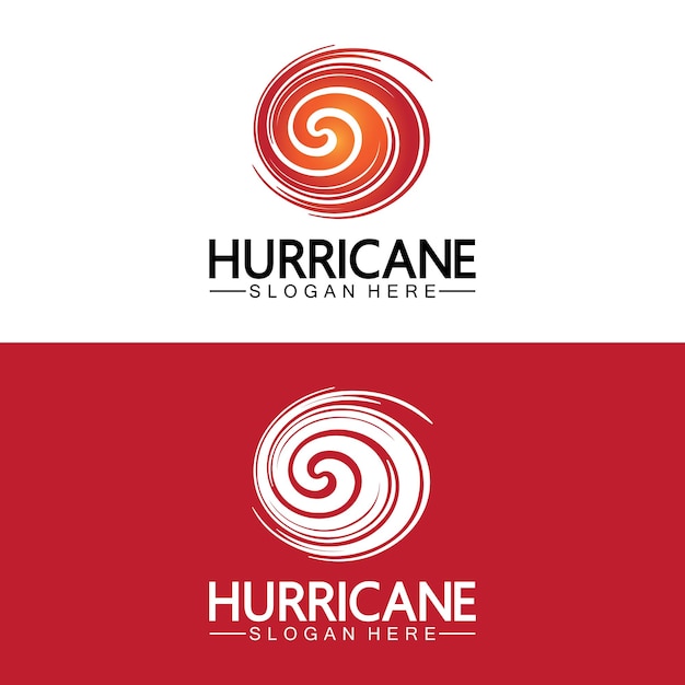 Hurricane logo symbol icon illustration vector