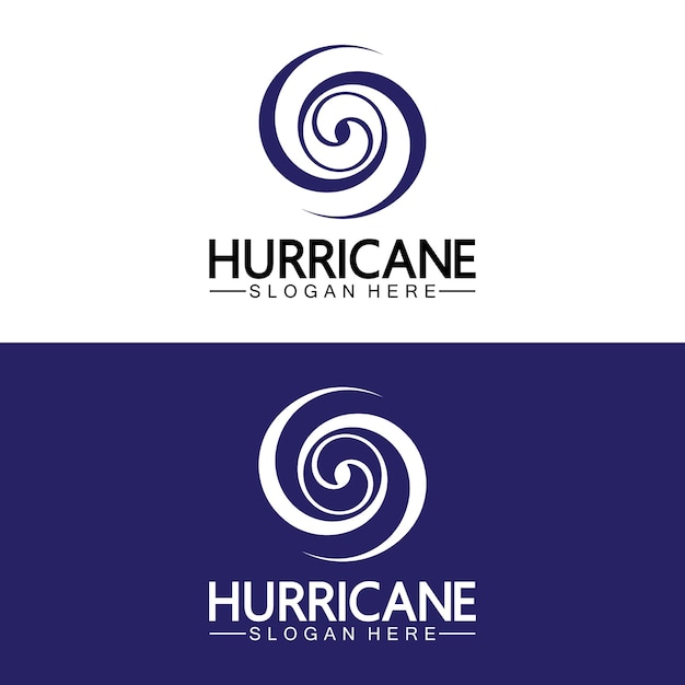 Vector hurricane logo symbol icon illustration vector