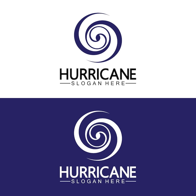 Vector hurricane logo symbol icon illustration vector