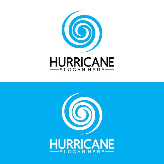 Hurricane logo symbol icon illustration vector