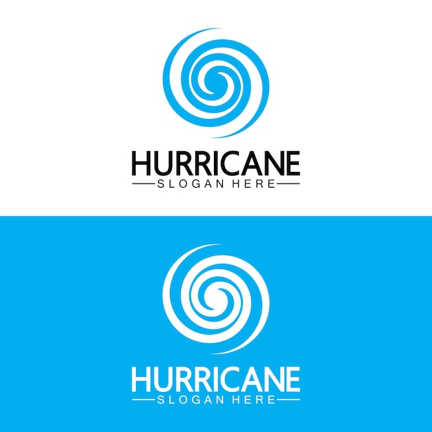 Vector hurricane logo symbol icon illustration vector