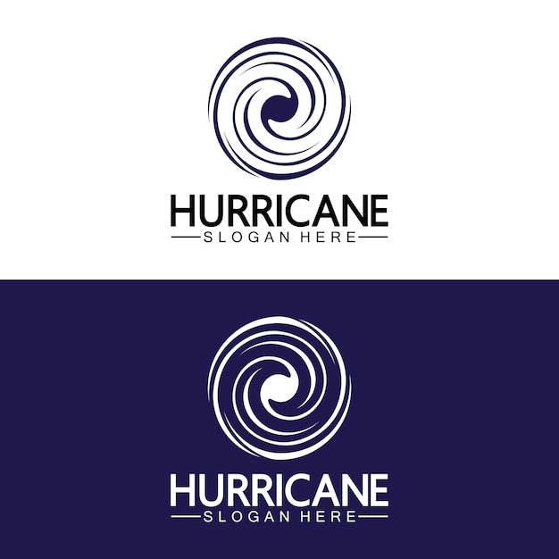 Hurricane logo symbol icon illustration vector