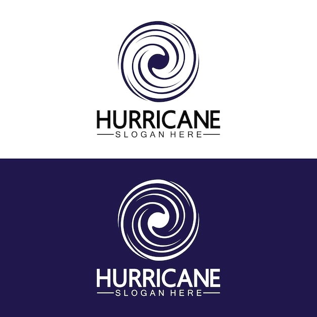 Vector hurricane logo symbol icon illustration vector