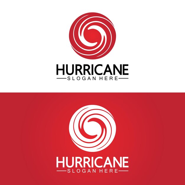 Vector hurricane logo symbol icon illustration vector