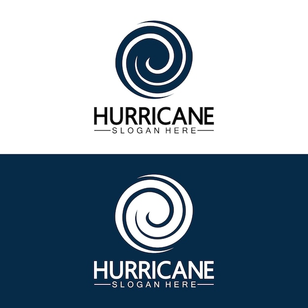 Hurricane logo symbol icon illustration vector