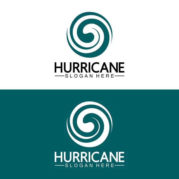 Hurricane logo symbol icon illustration vector