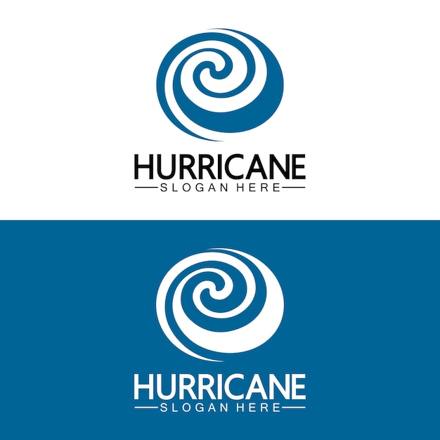 Hurricane logo symbol icon illustration vector