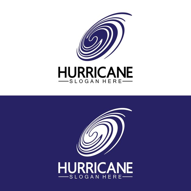 Hurricane logo symbol icon illustration vector