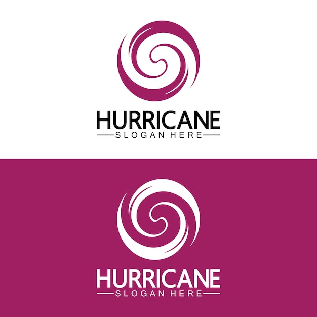 Hurricane logo symbol icon illustration vector