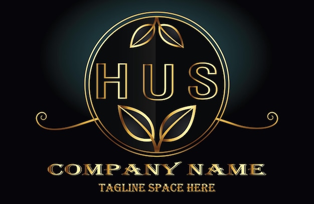 Vector hus letter logo