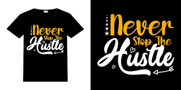 Vector hustle new york city, hustle new york city, respecteer de drukte t-shirt klaar om premium vector af te drukken