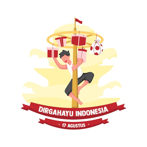 インドネシアのフット族のイラスト