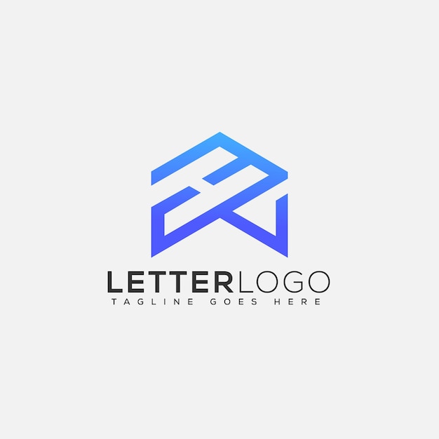 Vector hw logo design template vector graphic branding element