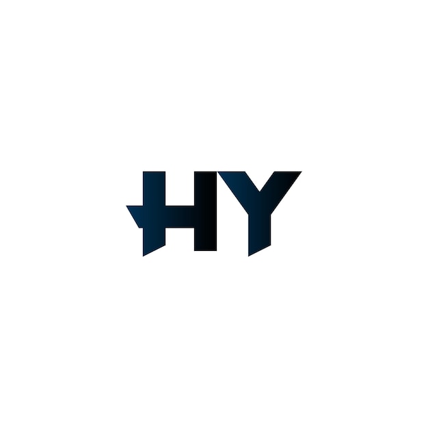 Vector hy monogram logo