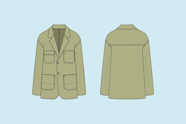 Vector hybrid chore jacket