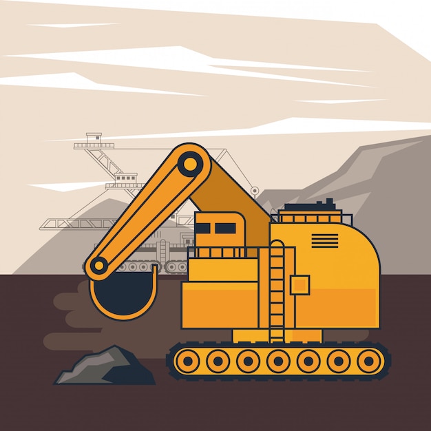 hydraulic excavator vehicle