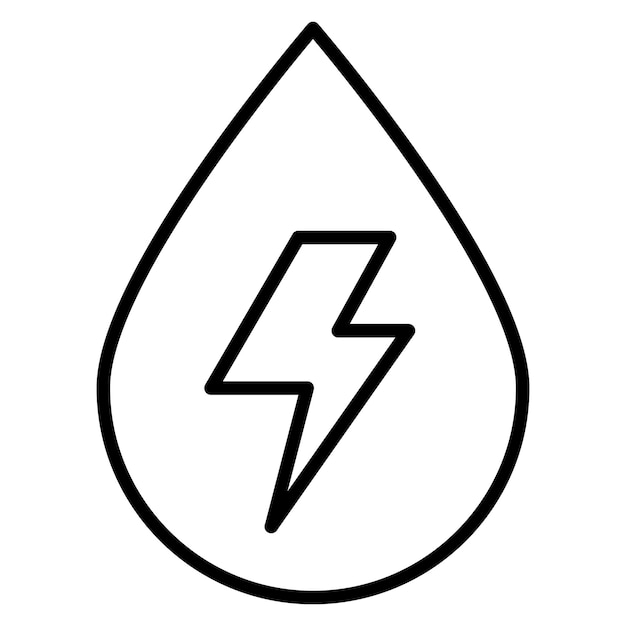 Vector hydro power vector illustration style