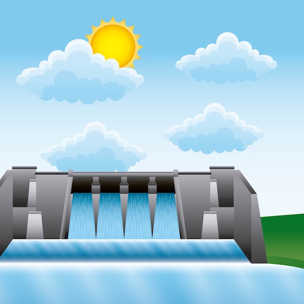 hydroelectric water power