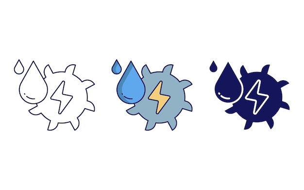 hydroelectricity vector icon