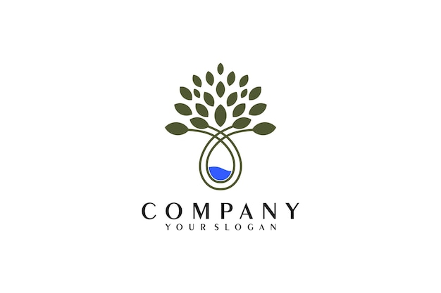 Hydroponic plant logo reference logo for your business