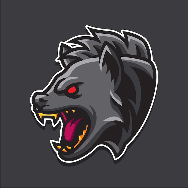 Vector hyena-logo