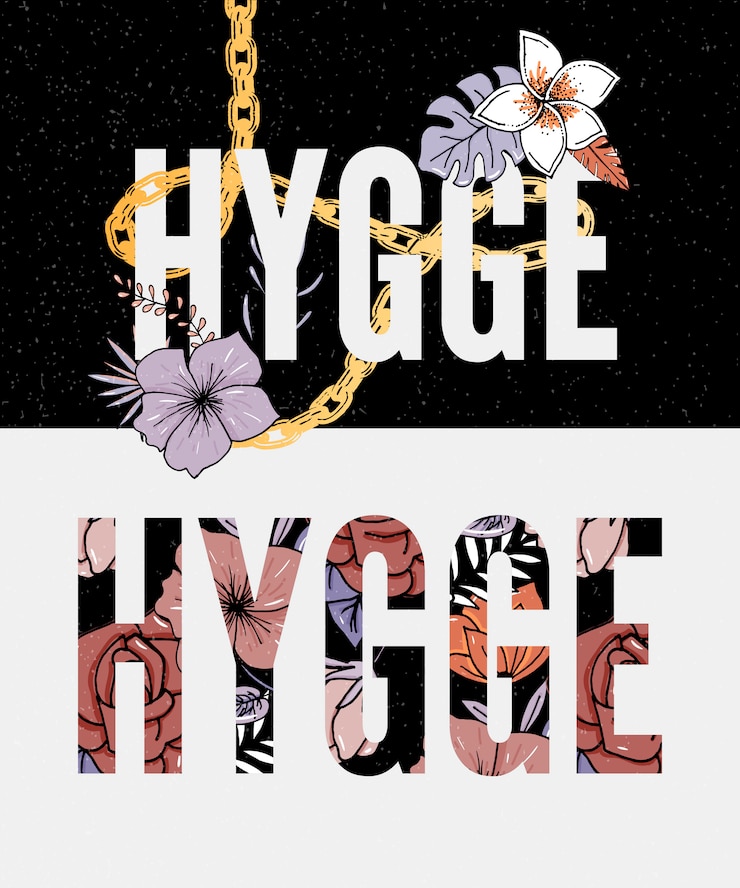 Vector hygge belettering