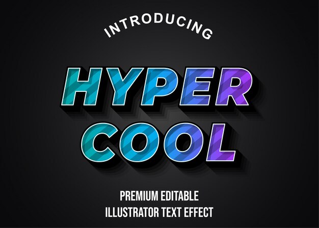 Стиль Hyper Cool Text Effect