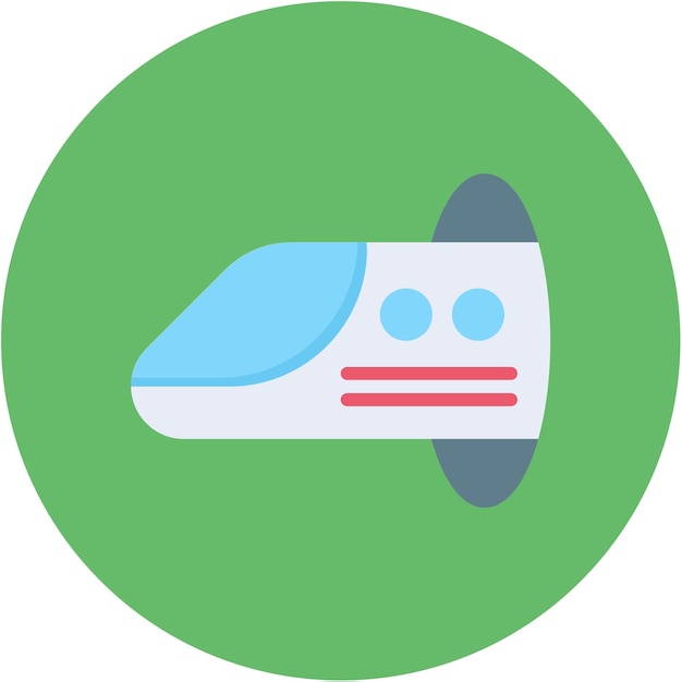 hyperloop icon vector image can be used for railway
