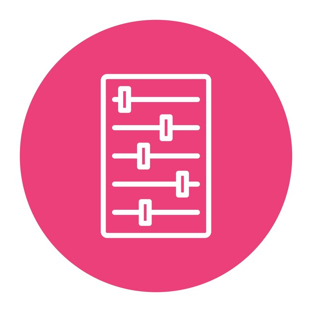 Hyperparameter icoon vector afbeelding Kan worden gebruikt voor Data Science
