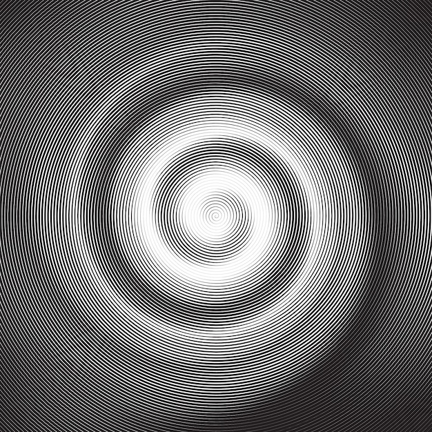 Вектор Гипнотическая спираль абстрактная текстура