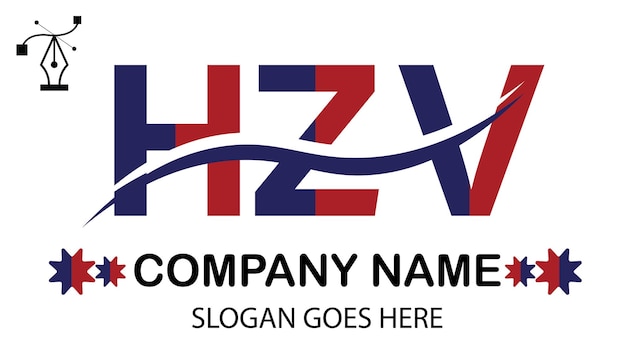 Hzv letter logo