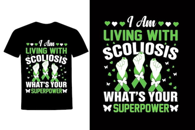 I am living with scoliosis what's your super power Tshirt