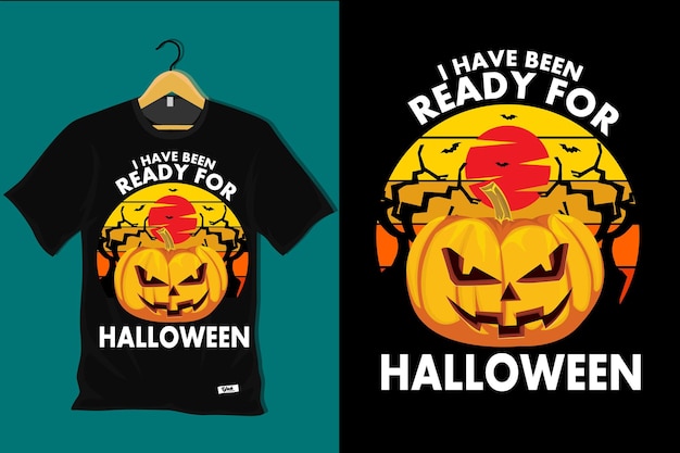 私はハロウィーンのTシャツのデザインの準備ができています