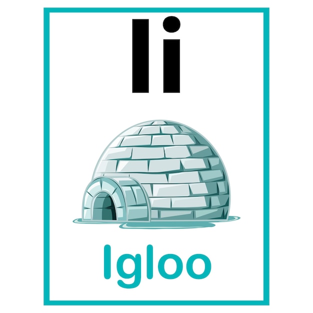 Vector i for igloo