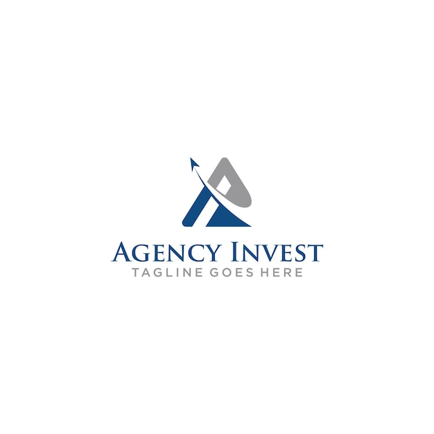 A and i letter logo design or symbol for business consulting company or accounting financial