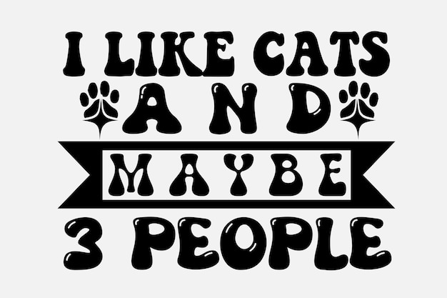 나는 고양이와 개를 좋아합니다. 5월 3명.