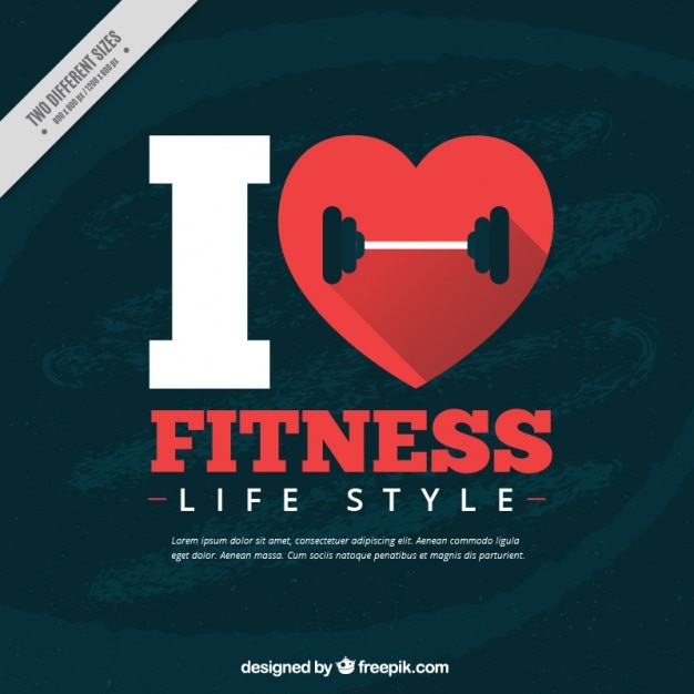 I love fitness background